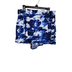 Michael Stars New With Tag Size Medium Flat Front Shorts Blue & White "Cloud"